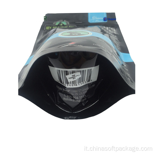 Borsa per alimenti Doypack per gatti Stand Up Pouch con chiusura a zip